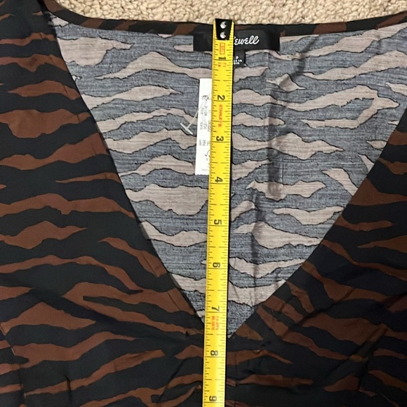 NWT Madewell Zebra Print Dress- Size 12 - Picture 16 of 16